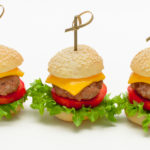 Miniburger als Fingerfood